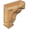 Ekena Millwork Olympic Arts & Crafts Rough Sawn Bracket, Western Red Cedar, 4"W x 14"D x 14"H BKT04X14X14OLY03RWR - alternate 1